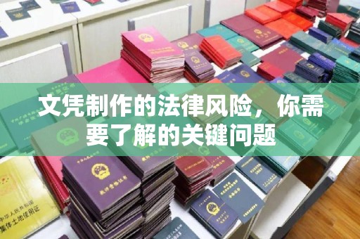 安化文凭制作的法律风险，你需要了解的关键问题